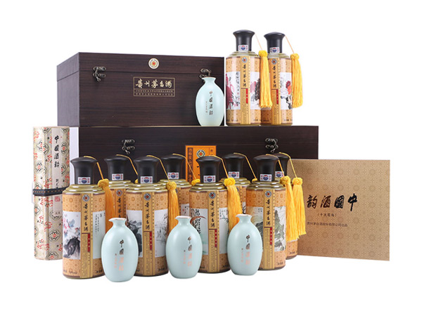 黑河回收茅台·十大花鸟酒