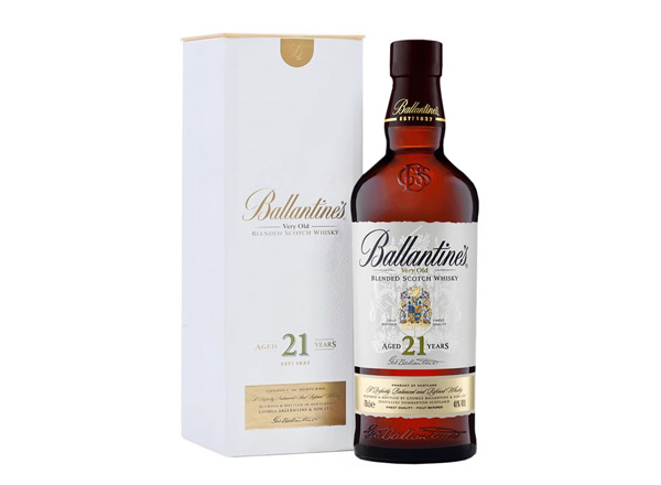 黑河百龄坛威士忌回收百龄坛21年苏格兰威士忌40°Ballantine's进口洋酒700ml行情价格