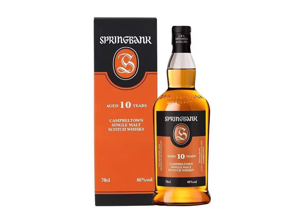 黑河收购云顶10年威士忌SpringBank云顶10年700ml回收洋酒行货