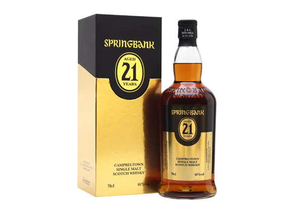 黑河SpringBank云顶21年威士忌回收苏格兰单一麦芽威士忌700ml进口洋酒收购行情价格