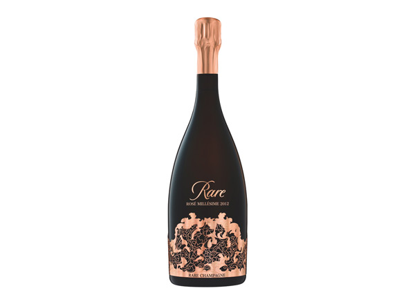 黑河白雪香槟回收稀露香槟黑钻年份桃红香槟Rare Rose（礼盒装）
