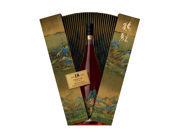 黑河鹤驻18年黄酒回收鹤驻新花雕18年珍藏版千里江山图