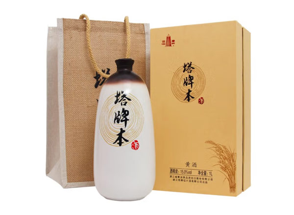 黑河塔牌黄酒回收塔牌本酒500ml/1000ml绍兴黄酒花雕酒礼盒